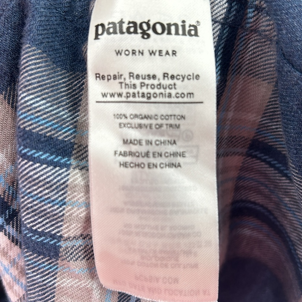 Patagonia Organic Cotton Men’s Flannel, size XXL, EUC - Picture 5 of 5